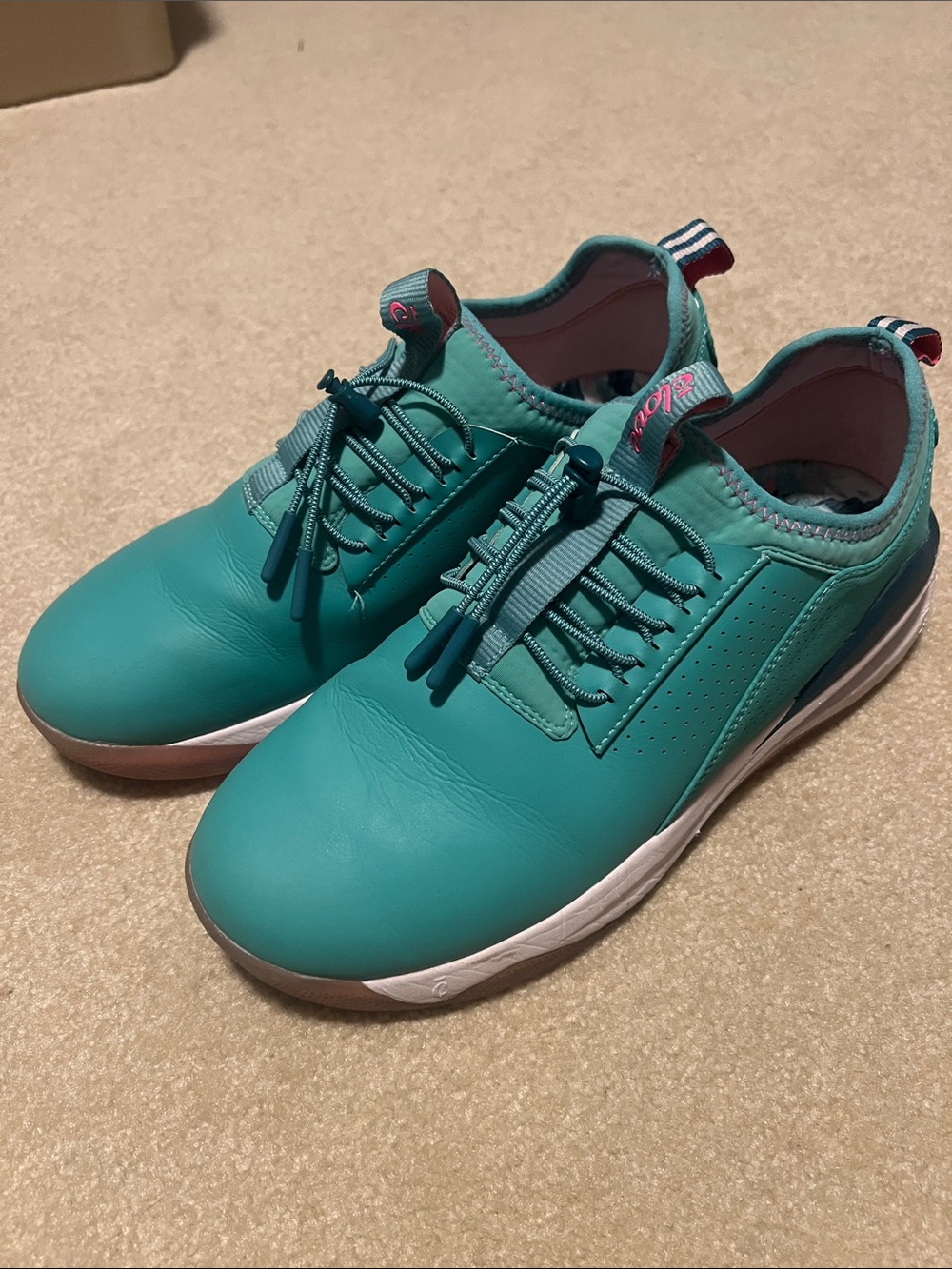 Clove Sneakers in Green & Pink US 10 women